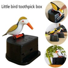 Toothpick Holder Dispenser Cute Bird Intelligent Automatic Table Toothpick Box
