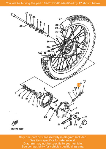 Yamaha bush 109 25136 oem - yamaha, 109-25136-00