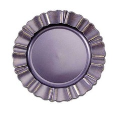 6 pcs 13" Round Scalloped Trim