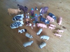 Fantastic Job Lot Of Britains Vintage Plastic Farm Animals /Figures Etc