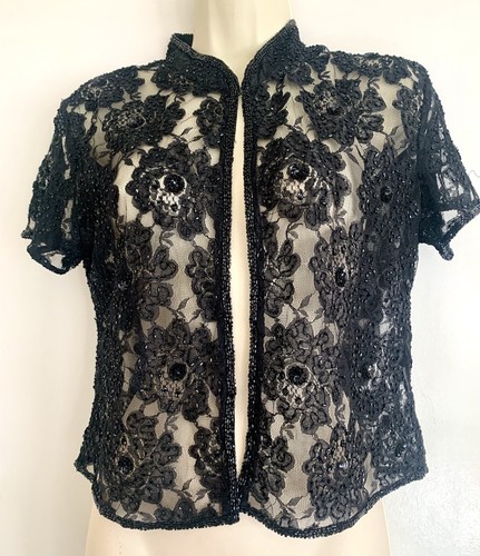 Sparkly sequin lace vintage - sparkly,
