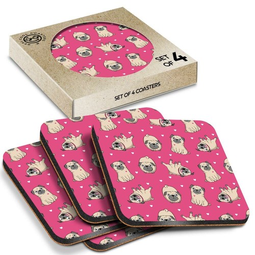 Boxed square coasters - 4,