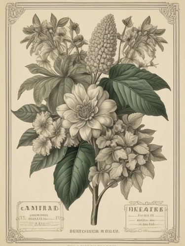 Vintage botanical - vintage,