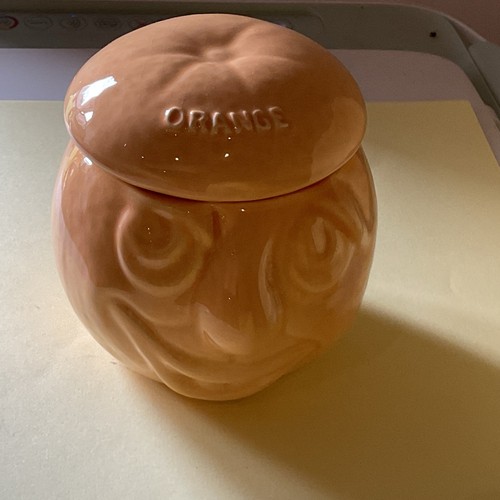 Sylvac orange face pot 4896 - face,