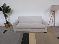 Nicoletti Vita 2.5 Seater Sofa Bed in Beige Levis Fabric FR01 RRP £2649