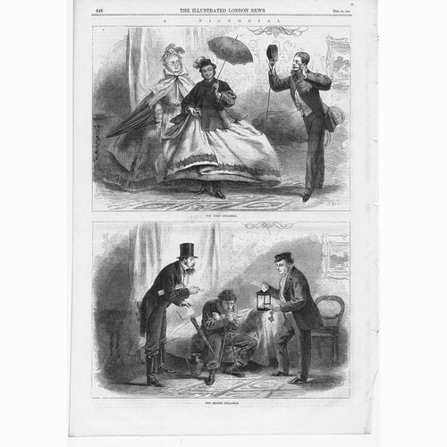 Victorian christmas charades - victorian,