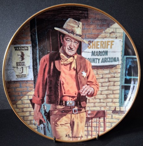 John wayne collector - wayne, plate