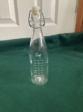 Jamie Oliver Glass recycled Sauce Bottle. Glugs