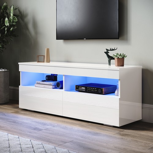 120cm white gloss unit with - 120cm,