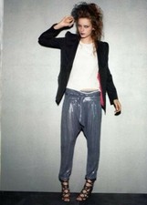 TOPSHOP RARE GREY SEQUIN HAREM