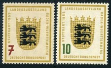 Germany 729-730,lightly