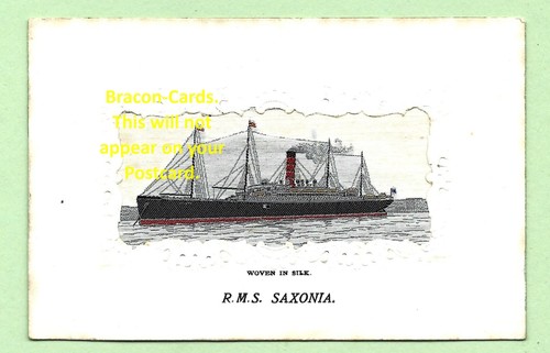 K812 woven silk postcard of - [k812],