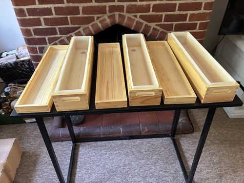 Large wooden soap molds with - large,