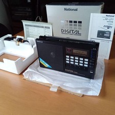 National RF-U77 TV-FM-AM 3-Band FULL SYNTHESIZED RECEIVER Radio from Japan Used