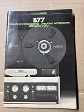 Operating instructions revox - operating,