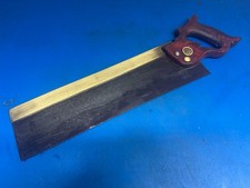 Vintage Tools, 14" brass backed tenon Saw By Spear & Jackson