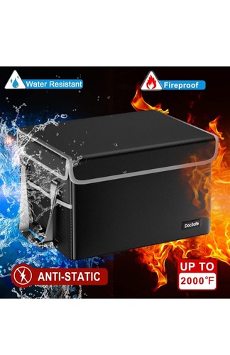 Fireproof document file box - document,