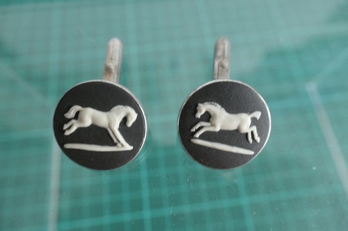 Pair hallmarked silver - a,