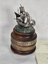 RARE!! CHARLES FRODSHAM MARINERS WORLD CLOCK WITH AUTOMATON SHIP 378/500