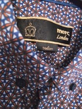  Merc London Shirt Size M Long Sleeves USED 