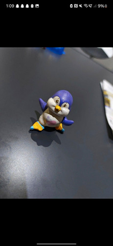 Penguin plastic figurine - plastic,