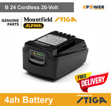 Stiga Mountfield Alpina B24 Battery 20v / 4Ah 271014000/21 - 50% OFF