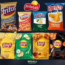 Lays Ruffles Fritos Giant Bags