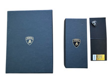 Authentic Lamborghini Wallet Key Chain & Pin Set | Factory Bologna Italy