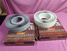 Dixons Prinz Concord Rotary Slide Magazine, Vintage, Holds 120 Slides, Pack of 2