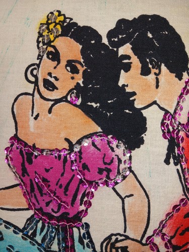 Vintage mexican circle skirt - mexican,
