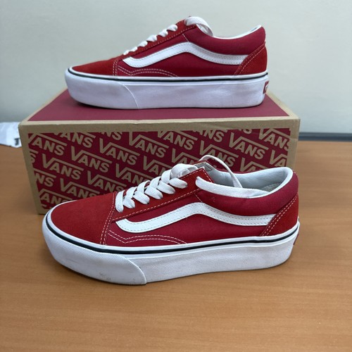 Vans old skool red white - vans,