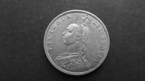 Victoria crown 1887 - victoria, 1/2