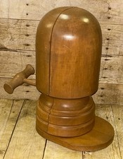 Antique Vintage Mechanical Millinery Wooden Hat Stretcher Shop Display Stand​