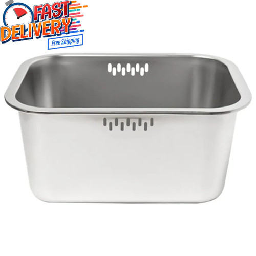 10l stainless steel dishpan - stainless,