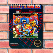 Ghost 'n' Goblins Design Wall Clock New boxed Gift Gaming Xbox Playstation Cover