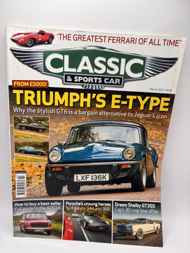 Classic sports car magazine - classic,