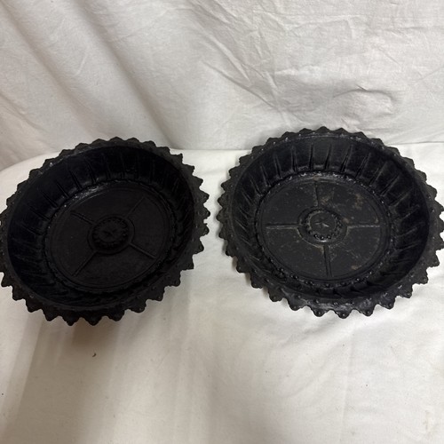Vtg matched pair cast - cast, iron
