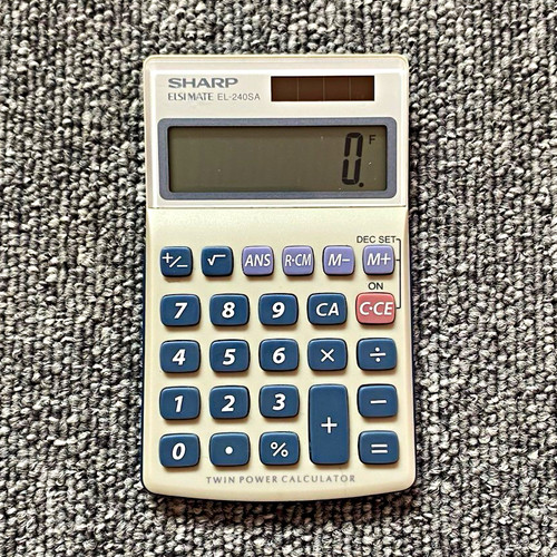 Sharp 240sa basic handheld - el-240sa,