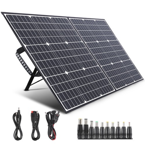 Foldable 100w solar panel - solar, usb