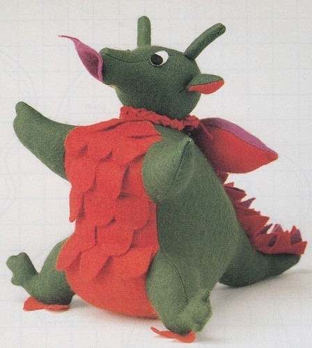 Spike the dragon felt soft - the, dragon~felt