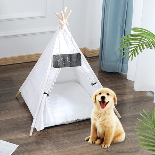 Large pet teepee bed - large,