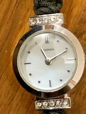 Retro Charming Sekonda N4715 Quartz Ladies Shamballa Beads Braided Band Watch