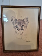 Framed vintage Print Joel Kirk
