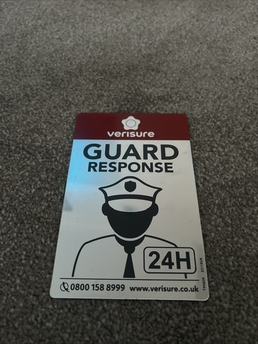 Verisure guard response sign - response,