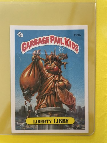 1986 garbage pail kids - 1986, sticker