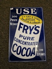 Vintage Enamel Signs  Frys 