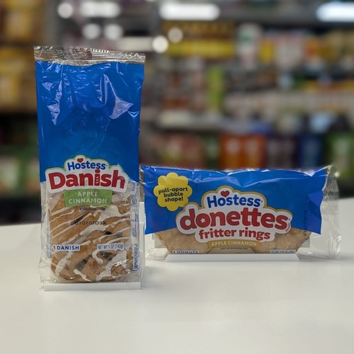 Hostess danish and fritter - danish,
