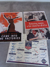 Large Replica WWII posters
