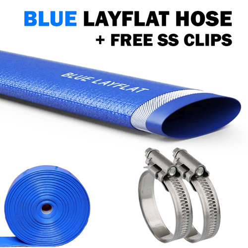 Layflat blue pvc water - layflat,