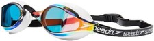 SPEEDO FASTSKIN SPEEDSOCKET 2 MIRROR SWIMMING GOGGLES WHITE / ROSE GOLD RACING
